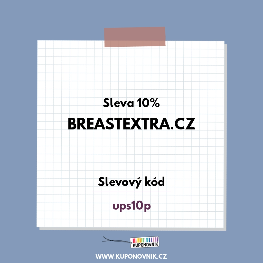 Breastextra.cz slevový kód - Sleva 10%