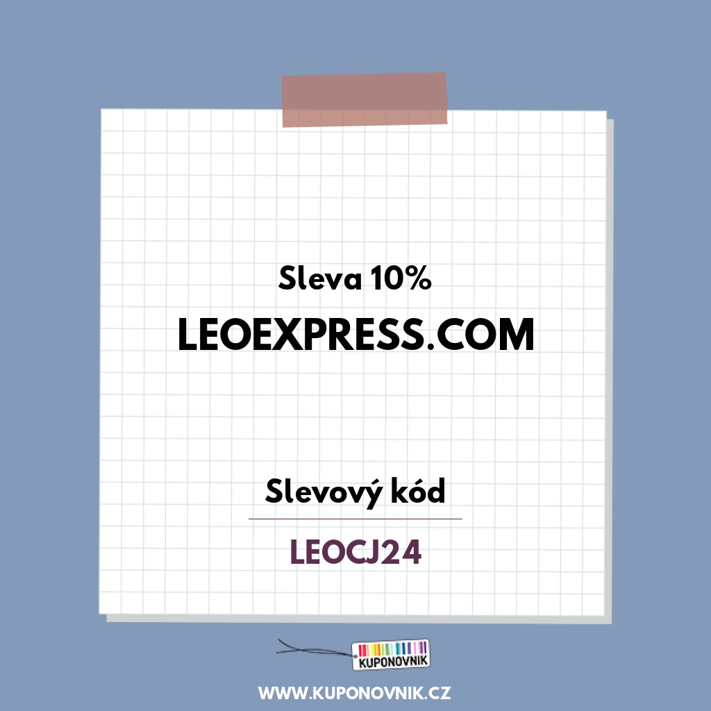 Leoexpress.com slevový kód - Sleva 10%