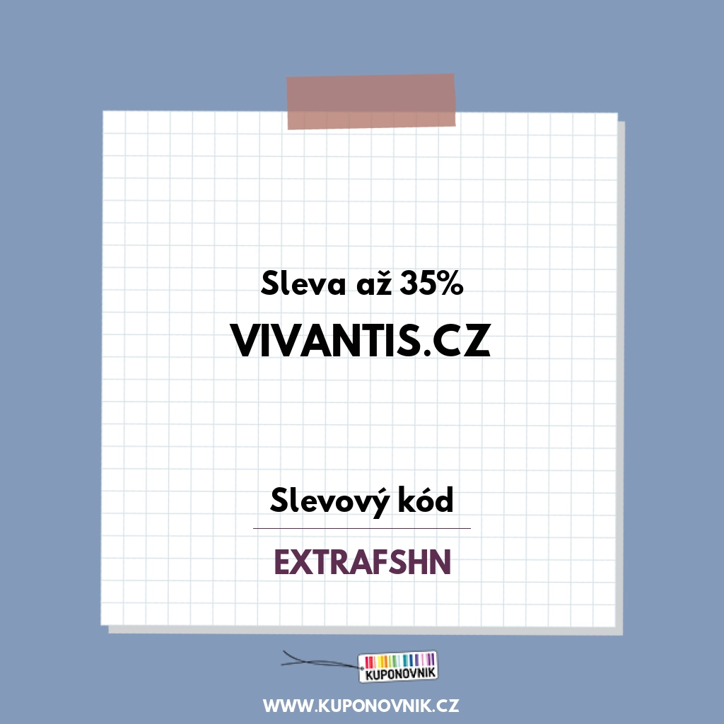 Vivantis.cz slevový kód - Sleva až 35%