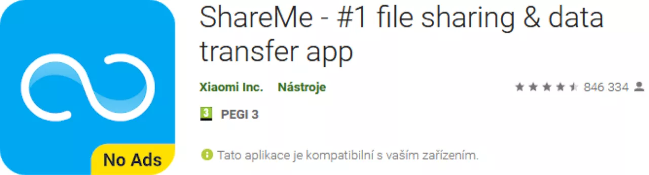 ShareMe aplikace