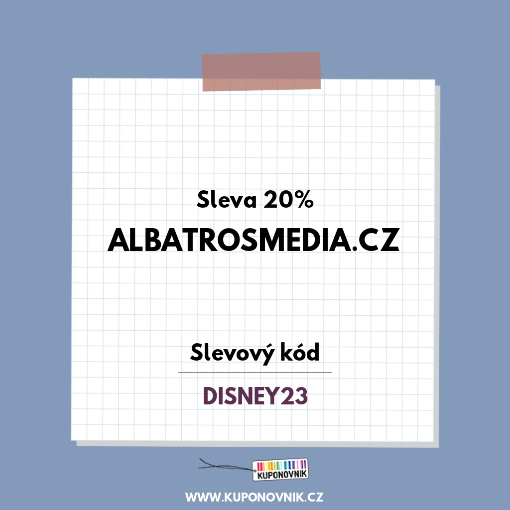 Albatrosmedia.cz slevový kód - Sleva 20%