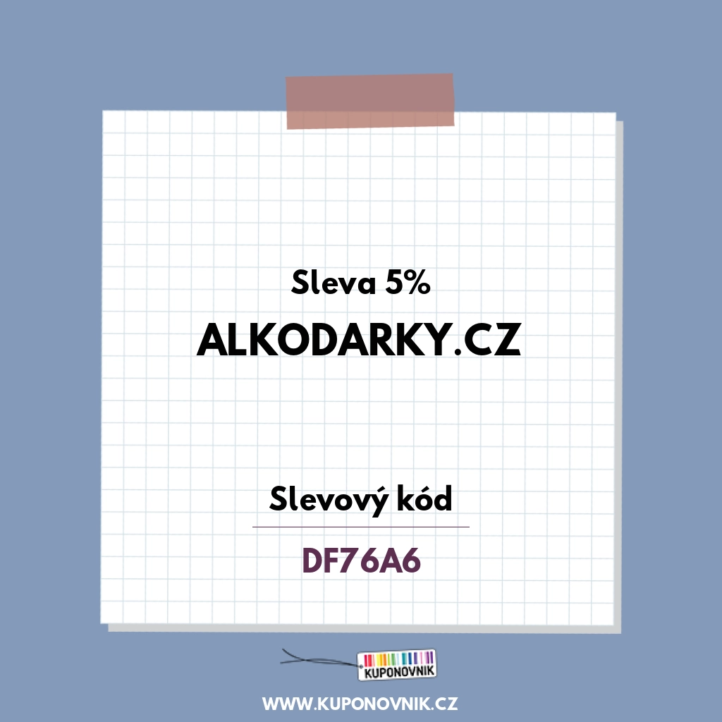 Alkodarky.cz slevový kód - Sleva 5%