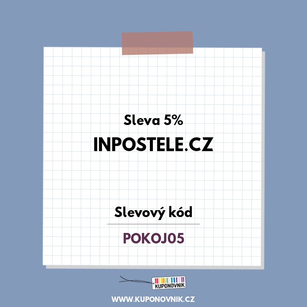 Inpostele.cz slevový kód - Sleva 5%