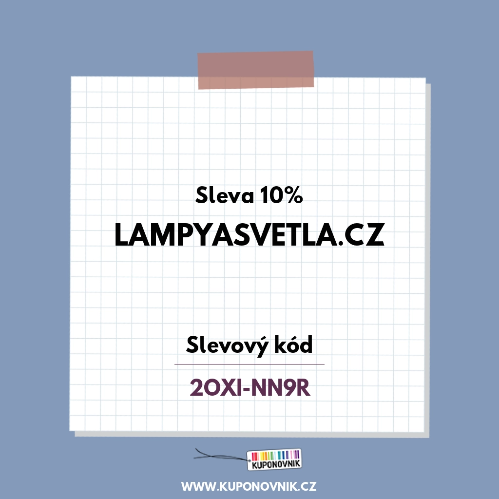 Lampyasvetla.cz slevový kód - Sleva 10%