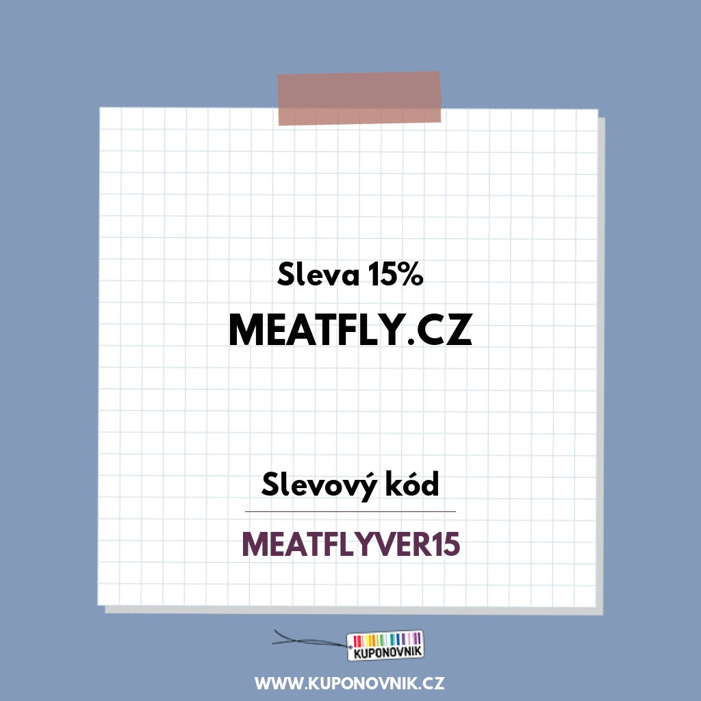 Meatfly.cz slevový kód - Sleva 15%