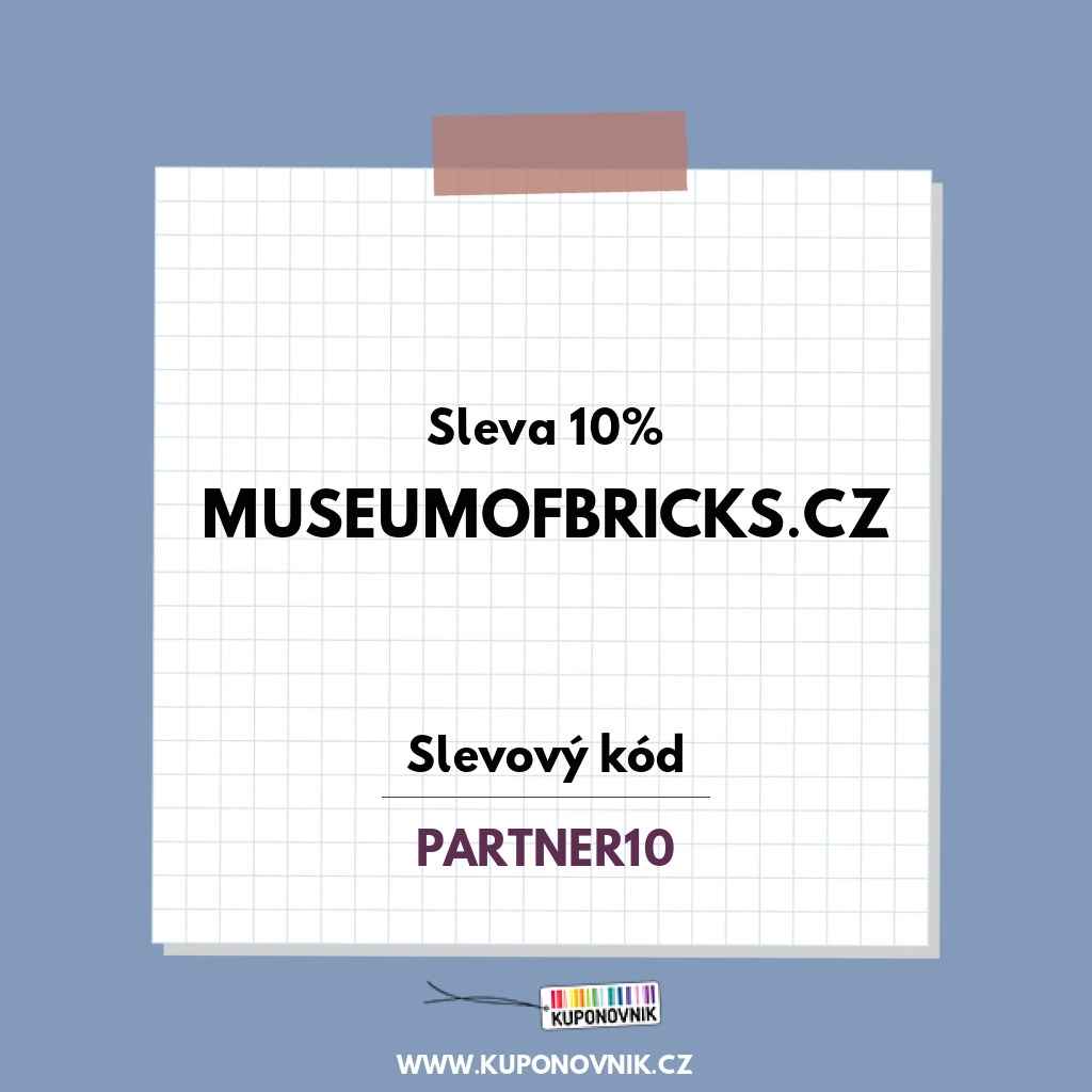 Museumofbricks.cz slevový kód - Sleva 10%