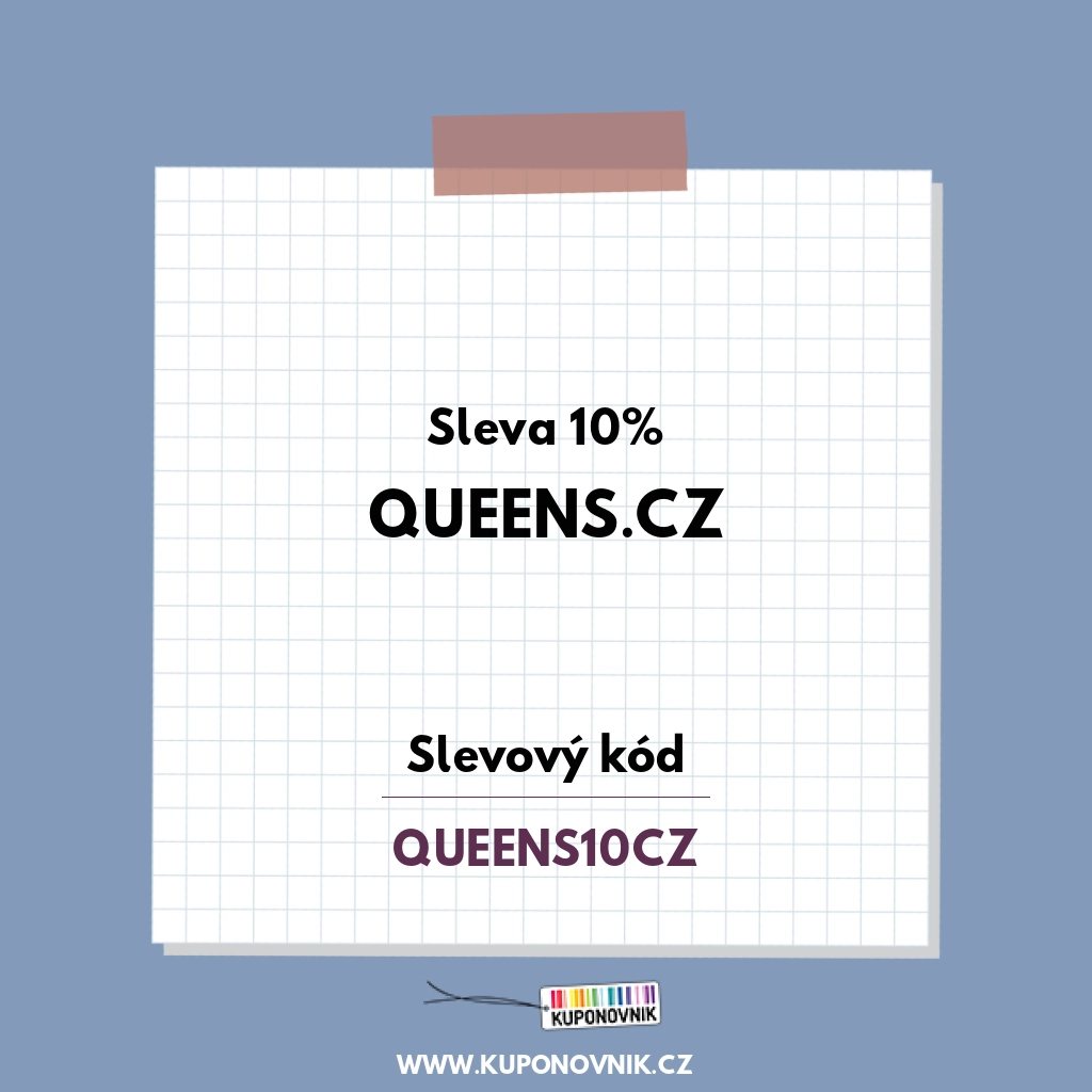 Queens.cz slevový kód - Sleva 10%