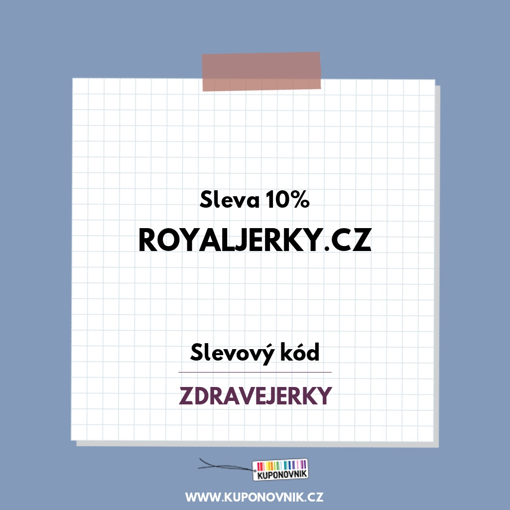 RoyalJerky.cz slevový kód - Sleva 10%