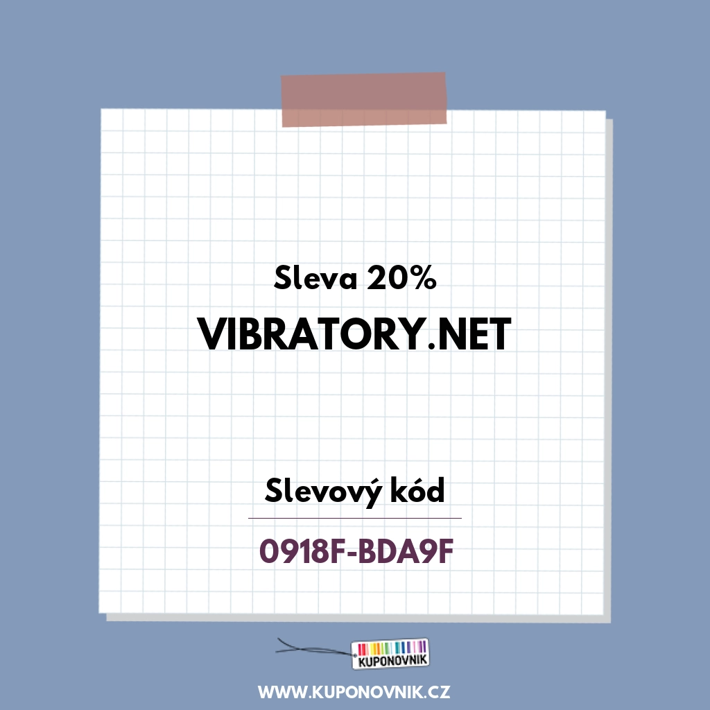 Vibratory.net slevový kód - Sleva 20%