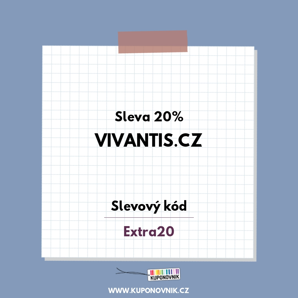 Vivantis.cz slevový kód - Sleva 20%